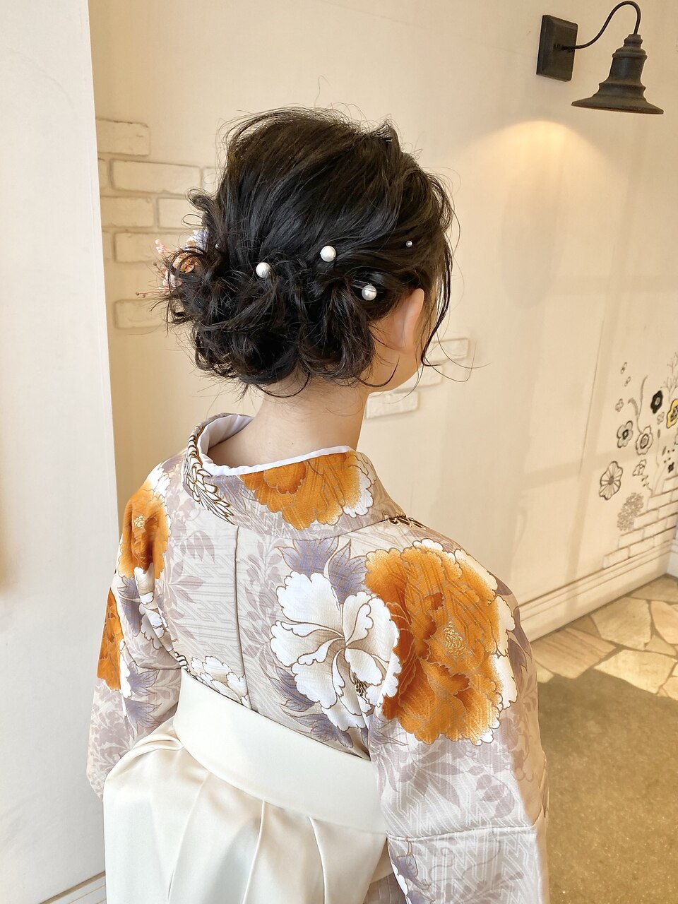 ヘアセット/袴着付け/ヘアアレンジ/卒業式ヘア各務原美容院