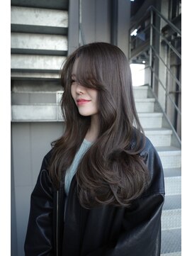 ホープ 渋谷(HOPE) オリーブベージュとレイヤー