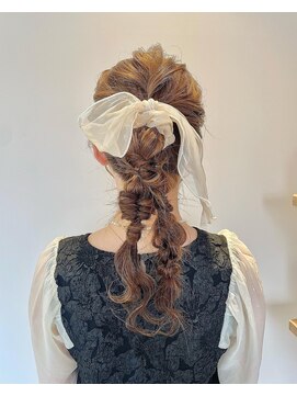 エウ(eu) デザインポニー/お呼ばれヘア