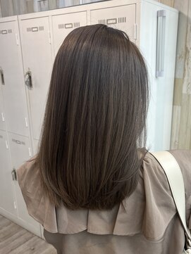 ナンバー アンフィール 渋谷(N° anfeel) 艶髪×ミルクティーブラウン