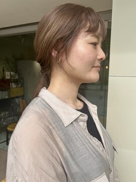 ジェムバイアルテフィーチェ(gem by artefice) ミルクティーベージュ×簡単アレンジ