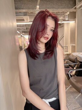 フェブ(fev) [ fev_iroha ] raspberry pink × 色っぽlayer