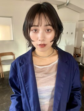 ガーランドギンザ(Garland Ginza) レイヤーボブ　切りっぱなしボブ　ボブルフ