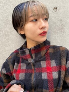 アレンヘアー 梅田店(ALLEN hair) フェイスフレーミング×マッシュショート