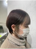 オリーブベージュ×インナーカラー