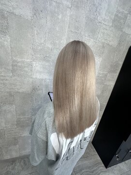 スキル 水戸(SKILL) ハイトーンカラー/シルバーアッシュ/トリートメントストレート