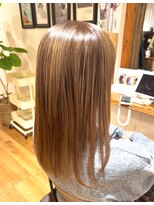 トモリヘアルーム (tomori Hair room)&nbsp;メテオカラーで極上ツヤ髪☆ スクエアレイヤースタイル