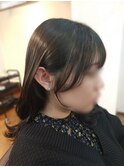 顔周りおくれ毛カット
