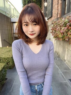 ロンドアリシア 金山(Lond Alexia) 艶髪 髪質改善 ブリーチなしダブルカラー レイヤー 韓国風5204