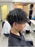 無造作1分スタイリング 縦落ちツイスパ