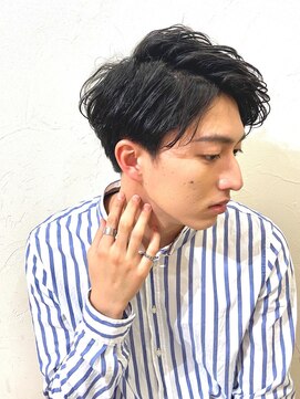 アメリラブ(ameri love) アップバングで大人な雰囲気のマッシュ