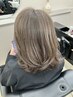 【白髪がのびても気にならない】自然なハイライト＋髪質改善白髪ぼかしカラー