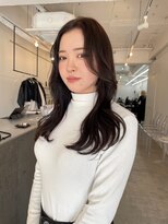 メゾンアメリナンバーツー(Maison Amelie N°2)&nbsp;似合わせカット　レイヤー　顔まわりカット　コテ巻き