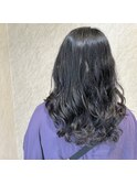 コテ巻き風デジタルパーマ