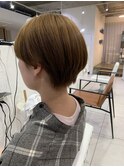 ベージュショート