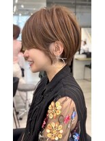 ビュー トウキョウ(VIEW TOKYO)&nbsp;渋谷　20代30代40代大人可愛いひし形ショートボブ