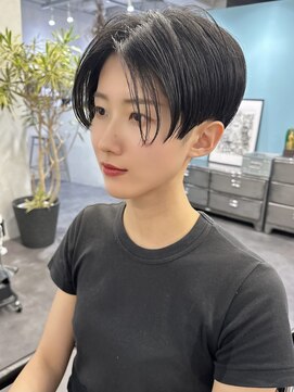 オウル(Owll) 【Owll】石田学史センターパート刈り上げショート20代30代40代