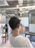 ツーブロックショート
