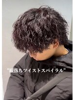 ステラ(STELLA)&nbsp;メンズパーマ/メンズカット/フェザーパーマ/センターパート