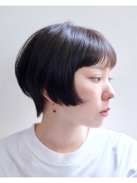 ルプラ ガーデン(le-pla garden) ショートボブ#ベージュ#耳掛けショート#くびれショート#ボブ