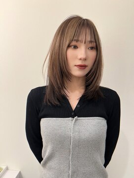 シーン(SCENE) [天神今泉/黒髪カタログ/クラゲヘアー/オリーブグレー]