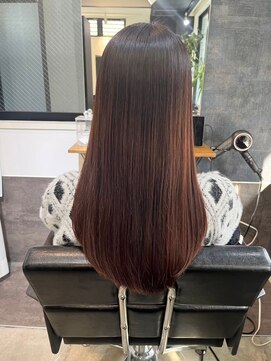 リブロ(LiBro) 髪質改善ストレートココアベージュ暗めカラーダークアッシュ