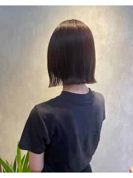 髪質改善/顔周りレイヤーカット/グレージュ[千葉/千葉駅]