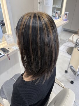 立体感ハイライト×ナチュラルブラウン