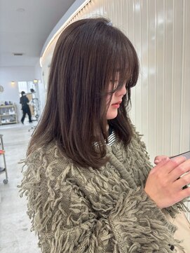 ユイマァル 岡山店(YUIMARL) 透明感カラー20代30代40代脱ブリーチ柔らかグレージュカラー