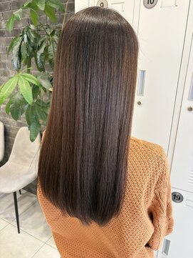 レム 泉中央店(L.E.M) オレンジブラウン × 髪質改善トリートメント