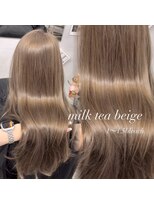 チル 福井駅前店(Chill)&nbsp;福井ミルクティーベージュダブルカラー透明感韓国レイヤー学生