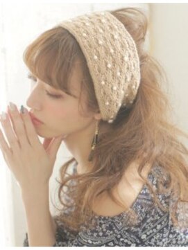 ロロ(LoLo.) 大人可愛い☆メルトカラー☆トップノット☆