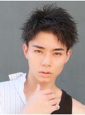 スパイキーショート/短髪/ツーブロック/メンズ/men's