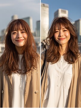 バイエイト(X８) 骨格に合わせてなりたいイメージのミディアムにイメチェン☆