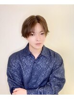 タヤ 東急百貨店吉祥寺店(TAYA)&nbsp;メンズシースルーバング/外ハネブラウンカラー