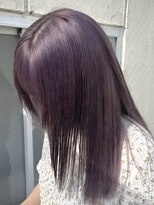 ケンジ 横須賀中央(KENJE)&nbsp;Ｗカラーハイトーンブリーチカラーラベンダーカラーオージュア