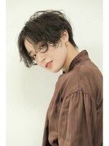 アンドバイモードケイズ (and by MODE K's)&nbsp;ハンサムショート_マッシュくびれヘアセンターパート