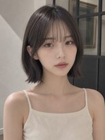 ユーフォリア 青山(Euphoria)&nbsp;小顔切りっぱなしボブ外ハネふわっとレイヤー透明感カラー