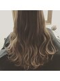 ニースヘアギャラリー 上野御徒町店(Neece hair gallery by across)&nbsp;＊ハイライトでおしゃれに可愛くします(^^)