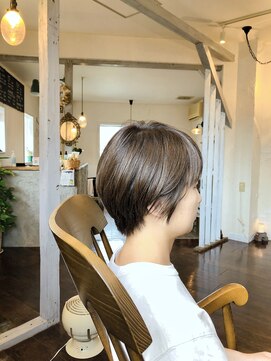 リンネ ヘアサロン(linne hairsalon) 耳かけマッシュショート