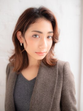 ヘアアンドリラクゼーション シャッセ(Hair&Relaxation SASE) 大人ミディアムボブ