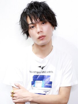 ラフィスヘアー ハーツ 松井山手店(La fith hair hearts) 【Lafith】黒髪前下がりショート