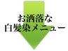 白髪染めでカラーリングを楽しみたい方はオススメ！☆ブリーチ有・２回染☆