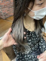ピノリコ Hair&make pinorico 【インナーカラー】ホワイトグレー