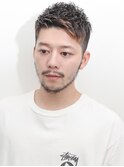 かき上げスキンフェードツイストスパイラルアップバング7