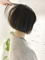 コフィー バイ メルト 吉祥寺(cofy by melt)&nbsp;【三ツ井純】20代30代 丸みボブ 透け感オリーブアッシュベージュ