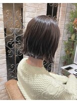 シャル オカチマチ 上野御徒町(shalu)&nbsp;ミニボブ　ロートーンナチュラルグレージュ