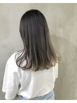 アンセム(anthe M) ツヤ髪ミルクティーグレージュ前髪カット髪質改善トリートメント