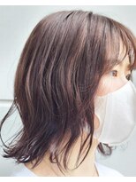 アットグレイス(@grace) 伸ばしかけナチュラルボブニュアンスカラー金沢◎20代30代40代