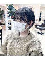 エヌプラス(N+)&nbsp;ナチュラル　ダークアッシュ　小顔スウィングショート